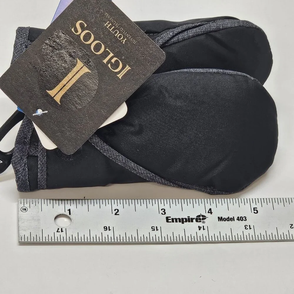 Igloos Infant 12-24 Months‎ Ski Insulated Mittens 3M Thinsulate Waterproof Black